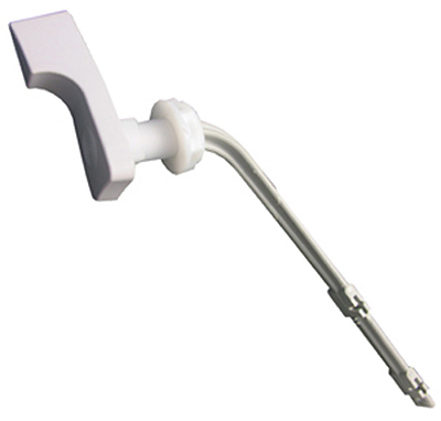 Amer WHT Flush Lever