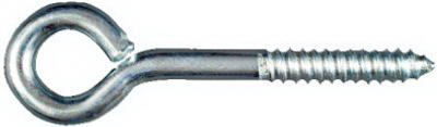 5/16"x4" Zinc Lag Screw Eye