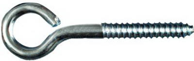 3/8"x4-1/2" Zinc Lag Screw Eye