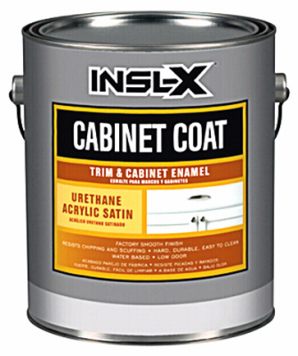 Quart Satin White Cabinet Coat Enamel