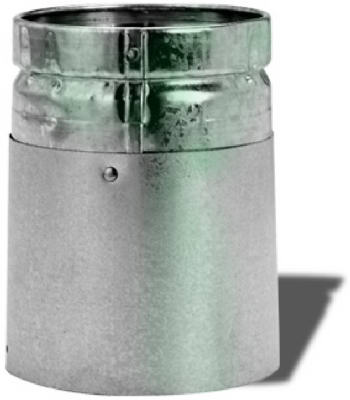 SELKIRK 104081 Universal Vent Adapter Male, 6 in OAL, Male, Aluminum/Steel,