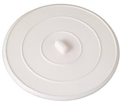 4-1/2 White Suction Sink Stopper