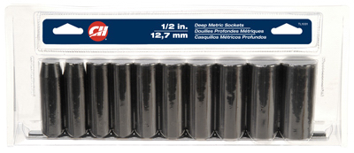 11PC 1/2" Met Sock Set