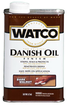 Watco QT Dark Walnut Danish Oil
