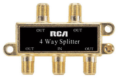 4Set Coax Cable Splitter