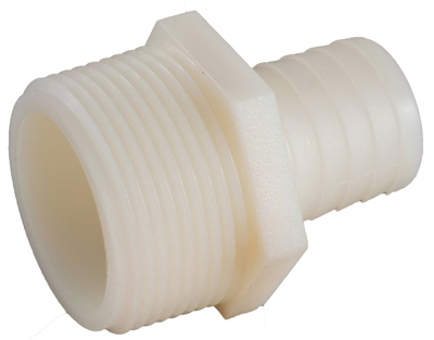 1/2x3/8MPT Nylon Hose Barb