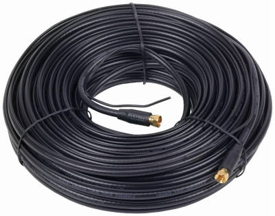 100' Black RG6 Burial Cable