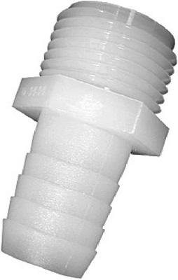 3/4MGHT-1/2barb Nylon Adapter