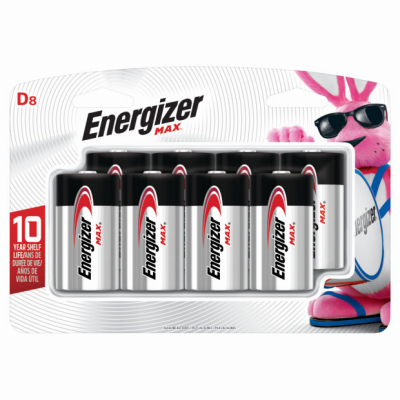 Energizer 8PK D Battery