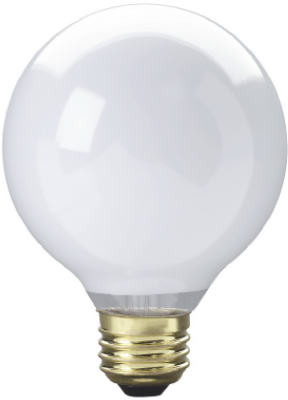 WP 25W White G25 Bulb