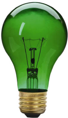 WP 25WA19GRN Party Bulb