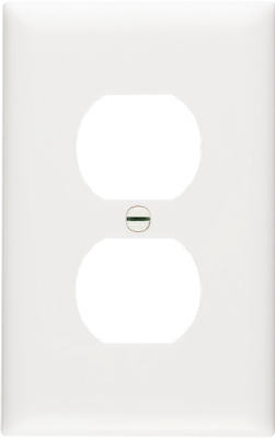 White Over 1Gang Outlet Plate