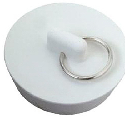 MP 1-1/4 White Rubber Stopper