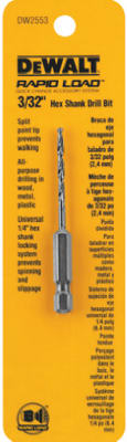 3/32"Hex Shank Dril Bit