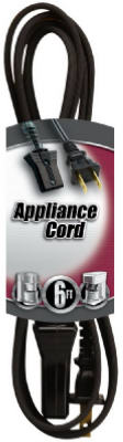 6' 18/2 HPN Appliance Cord