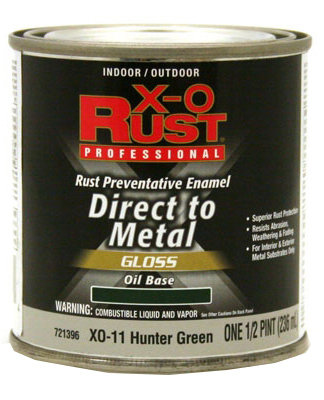 X-O Rust 1/2Pt Gloss Huntr Green