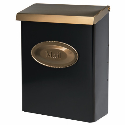 XL BLK Wall Mailbox