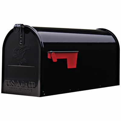 Black Standard T1 Rural Mailbox