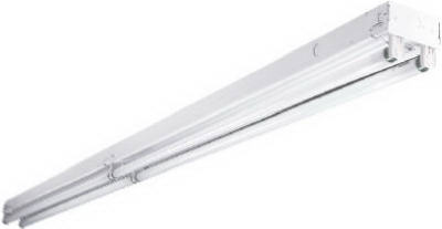 8' 4 Lamp T8 Fluorescent Strip