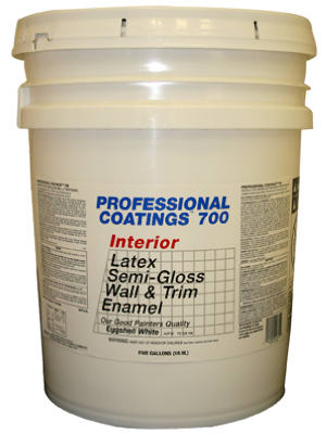 PCG 5GAL WHT SG Paint
