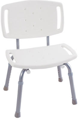 White ADJ Tub & Shower Chair