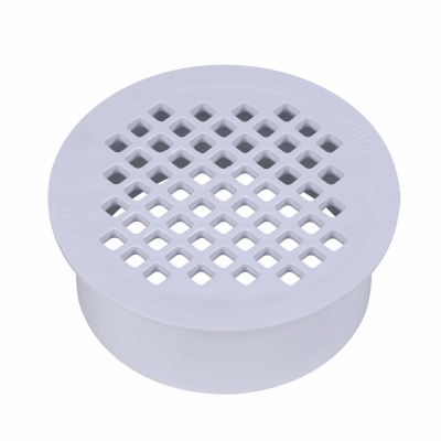 4" ROUND PVC SNAP IN GRATE