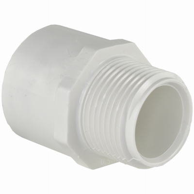 3" WHT Male Adapter            *