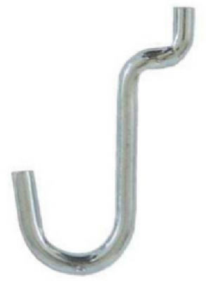 8PK 1/2" Curved Peg Hook