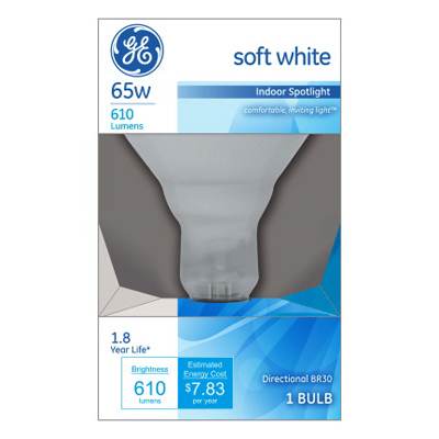 GE 65W R30 Spot Bulb