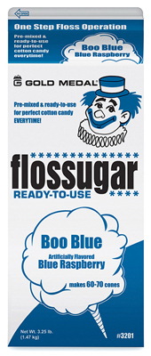 3-1/4LB Rasp BOO-BLUE Flos-Sugar