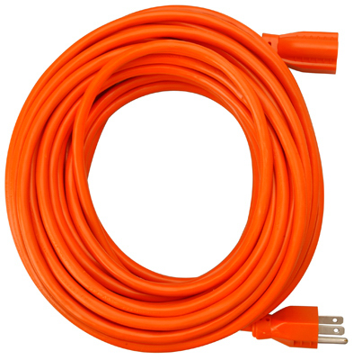 50' 16/3 Orange Extension Cord