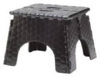 EZ Fold BLK Stepstool