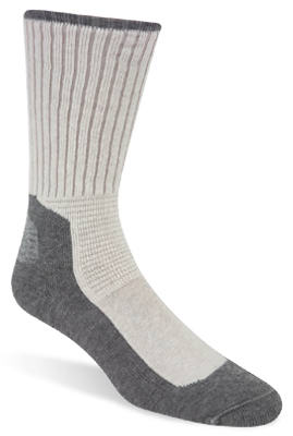 2PK LG GRY Work Sock