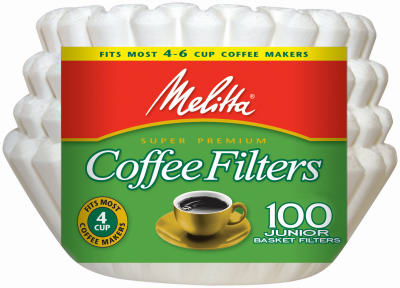 100CT 4CupBasket Filter