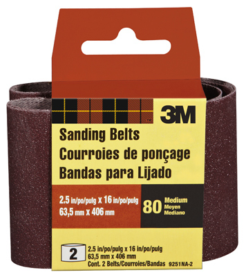 2PK 2-1/2x16 80G Belt