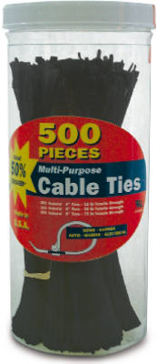 500PK Cable Tie ASSTD