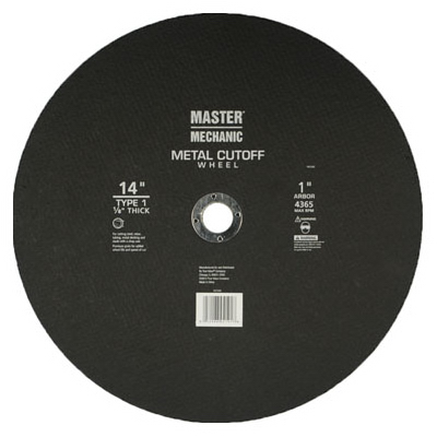 MM 14"x1/8x1 Metal Cutoff Wheel