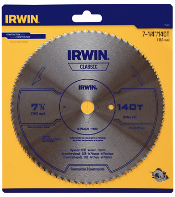 7-1/4" 140T Plywo Blade