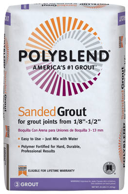25LB Tan Sanded Grout