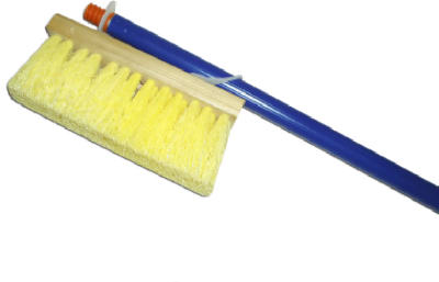 7" Poly Roof Brush With Handle