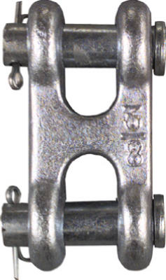3/8" ZN Double Clevis Link