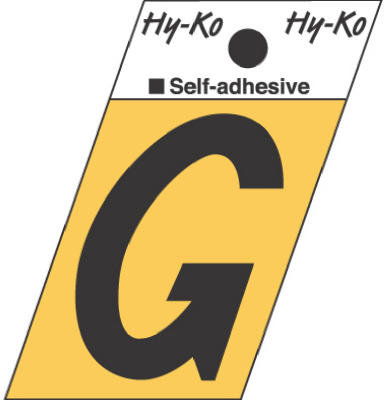 1-1/2" Adhesive Alum Letter G