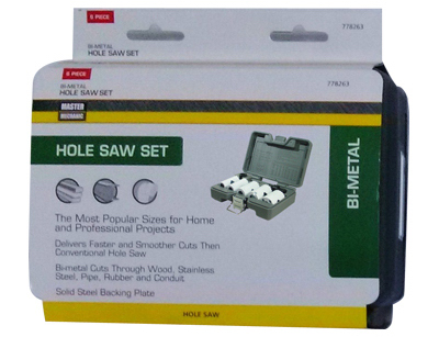 MM/6PC BiHole Saw Set