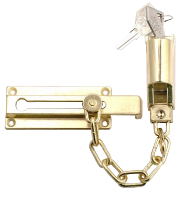 Keyed Chain Door Fastener