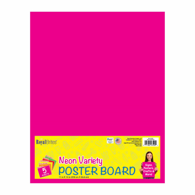 5PK Fluor Posterboard