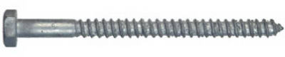 100pk 5/16x1-1/2" Galv Lag Srcrw