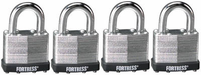 1803Q   Padlock 1-1/2" Lam 4PK o