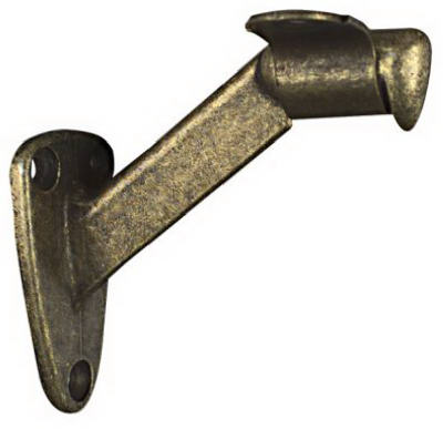 Antique Brass Handrail Bracket