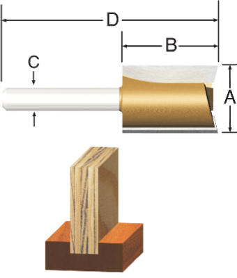 1/2" Mortise Bit