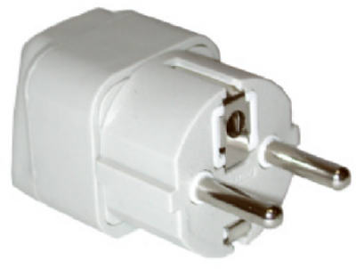 Grounded Adapter Plug Europe